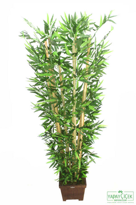 Yapay Bambu Ağacı 10 Gövde 180 cm - 3