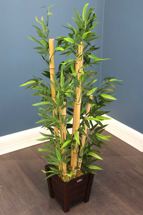 Yapay Bambu Ağacı 6 Gövde 110 cm Model 10 - 4