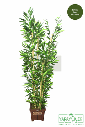 Yapay Bambu Ağacı 6 Gövde 140 cm (Model8) - 1