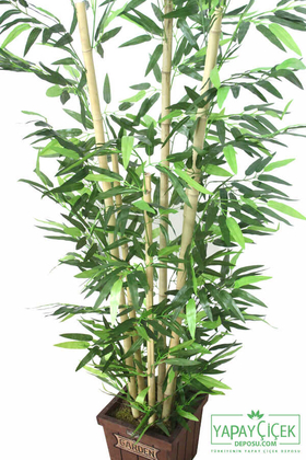 Yapay Bambu Ağacı 6 Gövde 140 cm (Model8) - 3