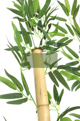230 cm Yapay 17 Dal Yapraklı Doğal Bambu 40-45 mm Kalın Tip2 - 4