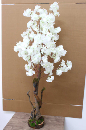 Yapay Beyaz Bahar Dalı Ağacı 120 cm - 3