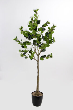 Yapay Premium Gül Ağacı 170 cm Beyaz - 2