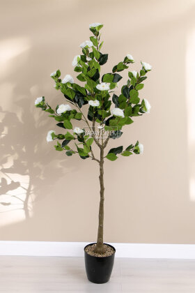 Yapay Premium Gül Ağacı 170 cm Beyaz - 3
