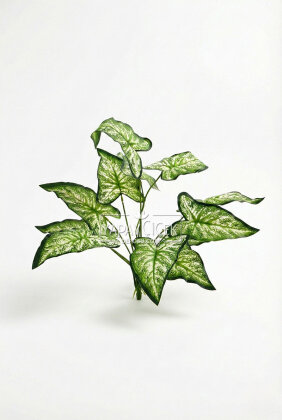 Yapay Bitki 12 Yapraklı Alba Green Demeti 47 cm Yeşil - 3