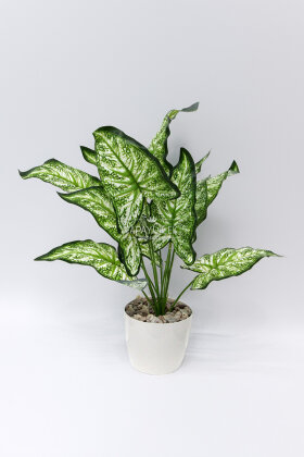 Yapay Bitki 12 Yapraklı Alba Green 47 cm Yeşil - 2