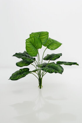 Yapay Bitki 12 Yapraklı Calypso Demeti 47 cm Yeşil - 3