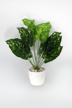 Yapay Bitki 12 Yapraklı Lumina 47 cm Yeşil - 2