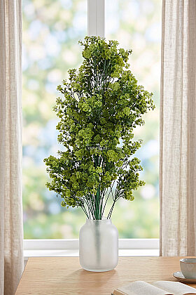Yapay Bitki 48 Dallı Kır Pıtırcığı Demeti 90 cm Yeşil UV Dayanıklı - 2