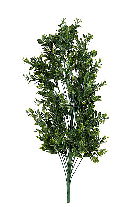 Yapay Bitki 48 Dallı Mersin Demeti 90 cm Yeşil UV Dayanıklı - 3