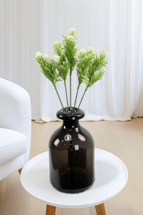 Yapay Bitki 5 Dallı Turmalin Bitki Demeti 30 cm Beyaz - 2