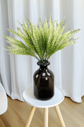 Yapay Bitki 5 Dallı Dumanlı Vadi Bitki Demeti 37 cm Beyaz - Yapay Çiçek Deposu