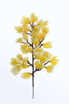 Yapay Bitki Astilbe Dalı 35 cm Sarı - 3