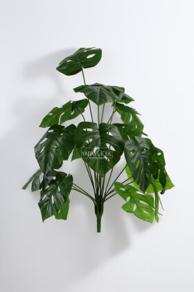 Yapay Bitki 18 Yapraklı Deve Tabanı 65 cm Yeşil - 2