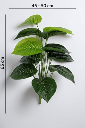 Yapay Bitki 18 Yapraklı Lura 60 cm Yeşil - 3