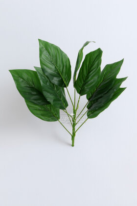 Yapay Bitki 9 Yapraklı Luvia 42 cm Yeşil - 2