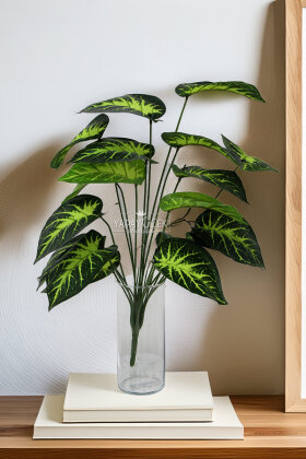 Yapay Bitki 18 Yapraklı Midori 60 cm Yeşil - Yapay Çiçek Deposu