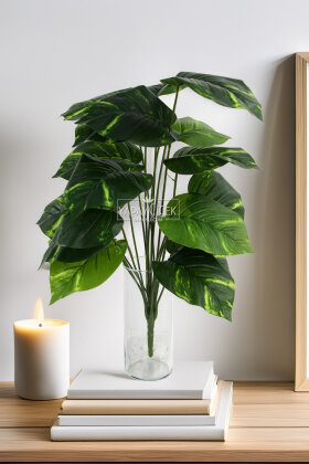 Yapay Bitki 18 Yapraklı Nila 60 cm Yeşil - Yapay Çiçek Deposu