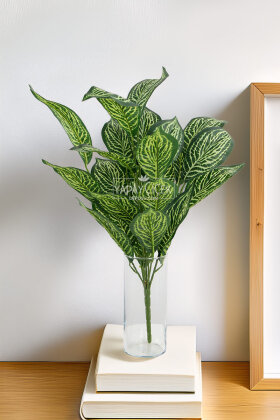 Yapay Bitki 25 Yapraklı Vena Green 75 cm Yeşil - Yapay Çiçek Deposu