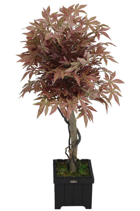 Yapay Bodur Çınar Ağacı 110 cm Cappuccino - Yapay Çiçek Deposu