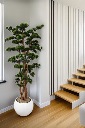 Yapay Ağaç Küre Saksıda Bonsai Ağacı 170 cm Yeşil - Koçaklar Çiçekçilik