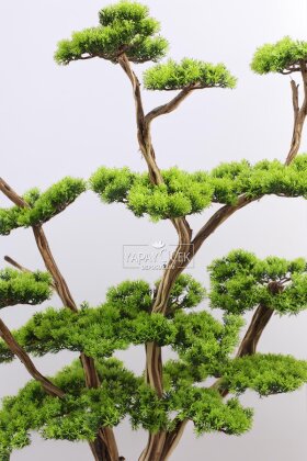Yapay Ağaç Dinazor Yumurtası Saksıda Bonsai Ağacı 150 cm Yeşil - 3