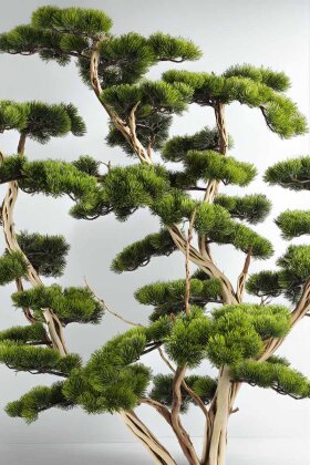 Yapay Ağaç Küre Saksıda Bonsai Ağacı 215 cm Yeşil - 3