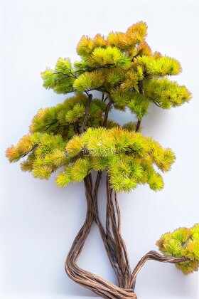 Yapay Ağaç Siluet Bonsai Ağacı 217 cm - 4