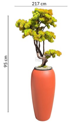 Yapay Ağaç Siluet Bonsai Ağacı 217 cm - 5