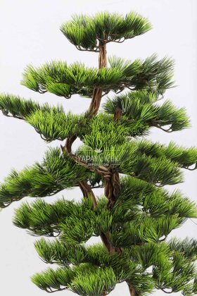 Yapay Ağaç Krem Saksıda Bonsai Ağacı 140 cm Yeşil - 3