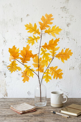 Yapay Arbori Çınar Yaprağı Dalı 60 cm Sonbahar - Yapay Çiçek Deposu