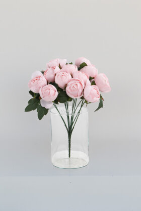 Yapay Çiçek 12li Şakayık Demeti 35 cm Toz Pembe - 2