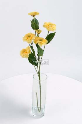 Yapay Çiçek 6lı Taçlı Kır Çiçeği 75 cm Sarı - 2