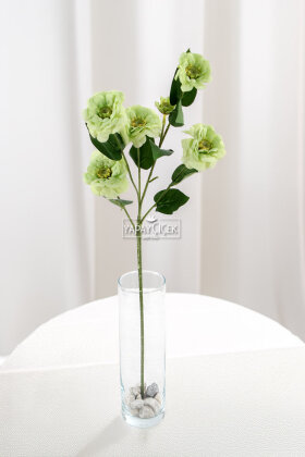 Yapay Çiçek 6lı Taçlı Kır Çiçeği 75 cm Yeşil - 2