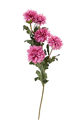 Yapay Çiçek 6lı Uzun Kasımpatı Dalı 85 cm Lila - 2