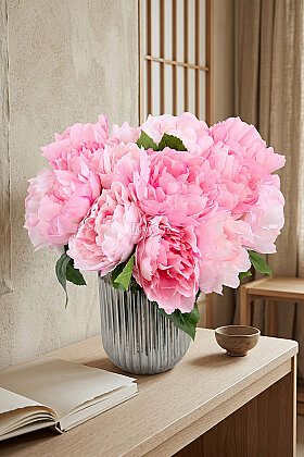 Yapay Çiçek 7'li Amaranthine Şakayık Demeti 35 cm Pembe - Yapay Çiçek Deposu