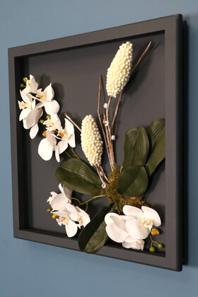 Dekoratif Çiçekli Çerçeve Tablo 50cmx50cm Kod:126 - 3