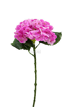 Yapay Çiçek Islak Awai Ortanca Dalı 55 cm Fuşya - 3
