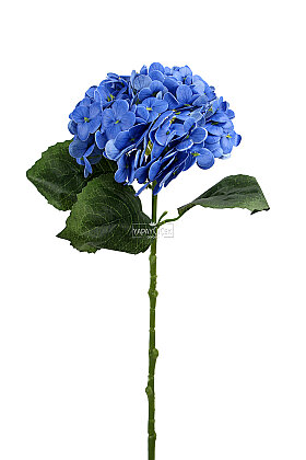 Yapay Çiçek Islak Awai Ortanca Dalı 55 cm Lacivert - 3