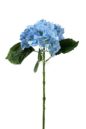 Yapay Çiçek Islak Awai Ortanca Dalı 55 cm Mavi - 3