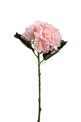 Yapay Çiçek Islak Awai Ortanca Dalı 55 cm Pudra Pembe - 3