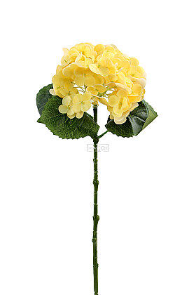 Yapay Çiçek Islak Awai Ortanca Dalı 55 cm Sarı - 3