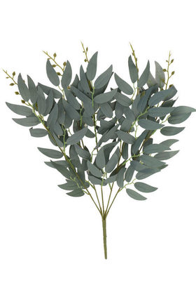Yapay Yeşillik Zeytin Dalı Demeti Mat Yeşil - Yapay Çiçek Deposu