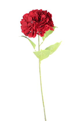 Yapay Lüx Ortanca Dalı 90 cm Kırmızı - 2