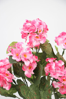 Yapay Çiçek Büyük Sardunya Demet 40 cm Açık Pembe - 2