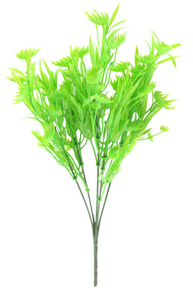 Yapay 5 Dallı Bitki Demeti 35 cm Fosforlu Yeşil - 1