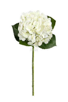 Yapay Çiçek Islak Nordic Ortanca Dalı 60 cm Krem - 3