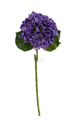 Yapay Çiçek Islak Nordic Ortanca Dalı 60 cm Mor - 3