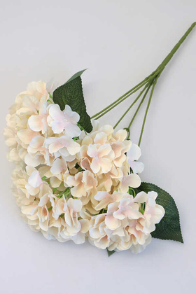 Yapay Ortanca Demeti 48 cm Pudra - 2