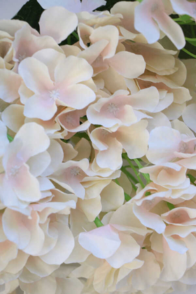 Yapay Ortanca Demeti 48 cm Pudra - 3